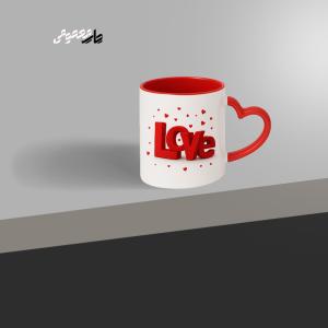 دسته قلبی قرمز